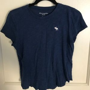 Blue Abercrombie kids tee shirt 13/14